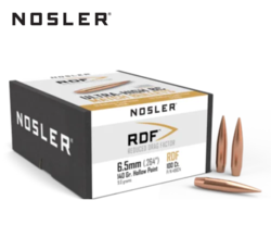 Buy Nosler Projectiles 6.5mm 140gr RDF Hollow Point Boat Tail 100x in NZ New Zealand.