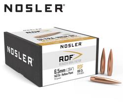 Buy Nosler Projectiles 6.5mm 140gr RDF Hollow Point Boat Tail 100x in NZ New Zealand.