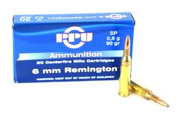Buy 6mm Remington PRVI 90 Grain Soft Point 20 Round in NZ New Zealand.