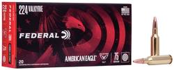 Buy Federal 224 Valkyrie American Eagle 75gr Full Metal Jacket 20 Rounds in NZ New Zealand.