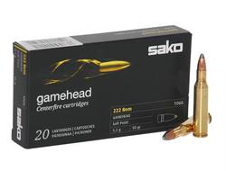 Buy Sako 222 Gamehead 50gr Soft Point in NZ New Zealand.