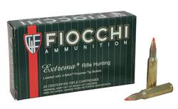 Buy Fiocchi 222 Rem Extrema 50gr Polymer Tip Hornady V-Max *20 Rounds in NZ New Zealand.