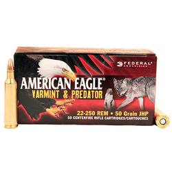 Buy American Eagle 22-250 50GR Jacketed Hollow Point *50 Rounds in NZ New Zealand.