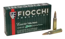 Buy Fiocchi 223 Exacta 77gr Hollow Point Boat-Tail Seirra Matchking *20 Rounds in NZ New Zealand.