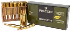 Buy Fiocchi 243 Exacta 100gr Soft Point *20 Rounds in NZ New Zealand.
