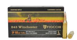 Buy Fiocchi 243 100gr Soft Point in NZ New Zealand.