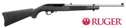 Buy 22 LR Ruger 10/22 Stainless Synthetic Black Receiver in NZ New Zealand.
