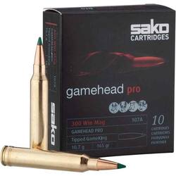 Buy Sako 300 Win Mag Gamehead Pro 165gr Polymer Tip *10 Rounds in NZ New Zealand.
