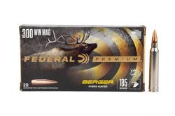 Buy Federal 300 Win Mag Berger 185gr *20 Rounds in NZ New Zealand.