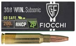 Buy Fiocchi 308 Subsonic 200gr FMJ in NZ New Zealand.