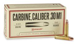 Buy Hornady 30 M1 Custom 110gr Full Metal Jacket *50 Rounds in NZ New Zealand.