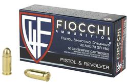 Buy Fiocchi 32 Auto Shooting Dynamics 73gr Full Metal Jacket *50 Rounds in NZ New Zealand.