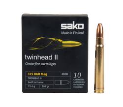 Buy Sako 375 H&H Twinhead II 300gr Soft Point *10 Rounds in NZ New Zealand.