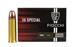 Buy Fiocchi 38 Special 158gr Full Metal Jacket 50 Rounds in NZ New Zealand.