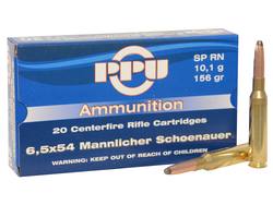 Buy PRVI 6.5X54 M/S 156Grain Soft Point 20 Rounds in NZ New Zealand.
