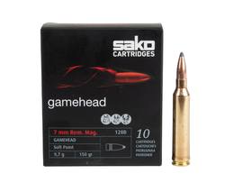 Buy Sako 7MM Rem Mag Gamehead 150gr Soft Point *10 Rounds in NZ New Zealand.