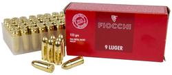 Buy Fiocchi 9mm 123gr Full Metal Jacket *50 Rounds in NZ New Zealand.