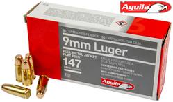 Buy Aguila 9mm 147gr Full Metal Jacket Flat Point *50 Rounds in NZ New Zealand.