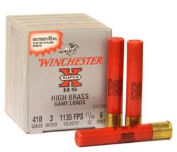 Buy Winchester 410ga #6 19gr 76mm Super-X *25 Rounds in NZ New Zealand.