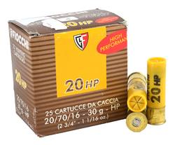 Buy Fiocchi 20ga #4 30gr 70mm High Performance | 25 Rounds in NZ New Zealand.