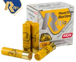 Buy Rio Steel Shot 20ga #4 28gr 76mm Royal Blue Steel 1400FPS *25 Rounds in NZ New Zealand.