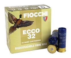 Buy Fiocchi 12ga #6 32gr 70mm Ecco Fibre Wad | 25 Rounds in NZ New Zealand.
