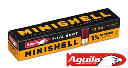 Buy Aguila 12ga #7.5 18gr 45mm Minishell *20 Rounds in NZ New Zealand.