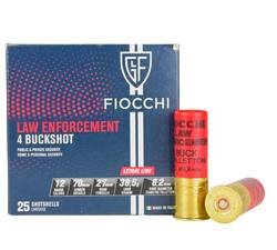 Buy Fiocchi 12ga #4 Buckshot 38gr 70mm 27 Pellets in NZ New Zealand.