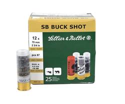 Buy Sellier & Bellot 12ga Buckshot BB (4.5mm) 36gr 70mm | 25 Rounds in NZ New Zealand.