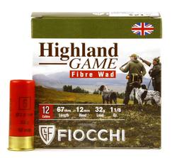 Buy Fiocchi 12ga #6 32gr 67mm Highland Game Fibre Wad *25 Rounds in NZ New Zealand.