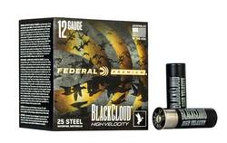 Buy Federal Premium Steel Shot 12ga #4 32gr 76mm Black Cloud 1635FPS *25 Rounds in NZ New Zealand.