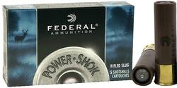 Buy Federal Power-Shok Rifled Slug 10 Gauge 766 grains 89mm *5 Rounds in NZ New Zealand.