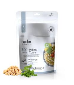 Buy Radix Nutrition V8 800 Indian Curry - Dehydrated Meal in NZ New Zealand.