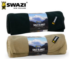 Buy Swazi Blanket One Size Black/Tussock in NZ New Zealand.