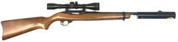 Buy 22 Ruger 10/22 Carbine Blued Wood 18" with Scope & Silencer in NZ New Zealand.