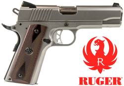 Buy .45 ACP Ruger SR1911 Commander: Stainless/Wood - 4¼" Barrel in NZ New Zealand.