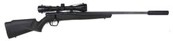 Buy 17 HMR Savage B17 Synthetic 1/2x28 with 3-9x40 Scope & DPT Silencer in NZ New Zealand.