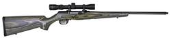 Buy 17-HMR Savage A17 Blued Laminate Threaded in NZ New Zealand.
