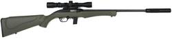 Buy 22 Rossi 7022 Blued Synthetic Green 18" with 3-9x40 Scope & Silencer in NZ New Zealand.