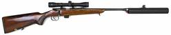 Buy 22 Vostok Blued Wood with 4x32 Scope & Silencer in NZ New Zealand.