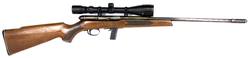 Buy 22 Stirling 20 Blued Wood with 4-16x40AO Scope & Muzzle Brake in NZ New Zealand.