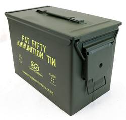 Buy OO Fat Fifty Ammunition Tin *Brand New* in NZ New Zealand.