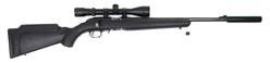 Buy 17HMR Ruger American Blued Synthetic with Scope & Silencer in NZ New Zealand.