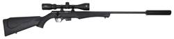 Buy 17-HMR Rossi 8117 Blued Synthetic 18" with Scope & Silencer in NZ New Zealand.
