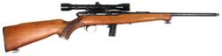 Buy 22 Stirling 20 Blued Wood 18" Threaded with Scope in NZ New Zealand.