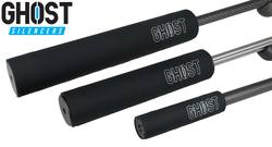 Buy Ghost Neoprene Silencer Cover/Sleeve Black | Choose Size in NZ New Zealand.
