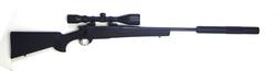 Buy 223 Howa 1500 Blued/Hogue with Scope and Silencer in NZ New Zealand.