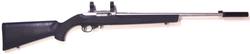 Buy 22 Ruger 10/22 Stainless Hogue with Silencer in NZ New Zealand.
