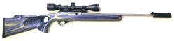 Buy 22 Ruger 10/22 Stainless Laminate with Scope & Silencer in NZ New Zealand.