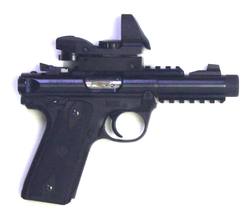 Buy Ruger 22/45 Tactical Blued Synthetic with Red Dot in NZ New Zealand.